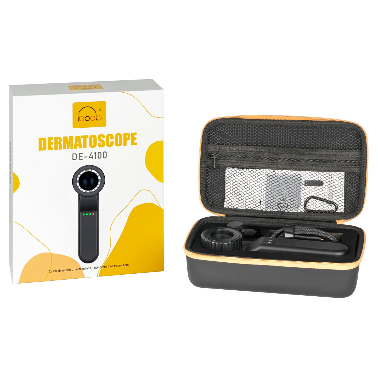 IBOOLO DE-4100 Best Recommendations Handheld Dermatoscope for Dermatologist