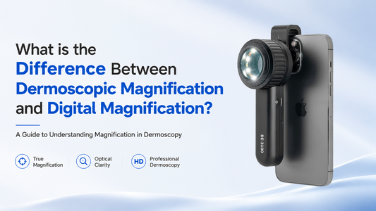 What is the Difference Between Dermoscopic Magnification  and Digital Magnification?